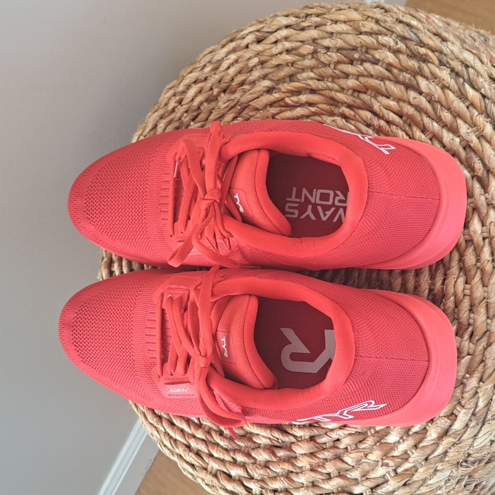 TYR Mens‎ Red Techknit Crossfit Training Sneakers Size 13 - Picture 4 of 8